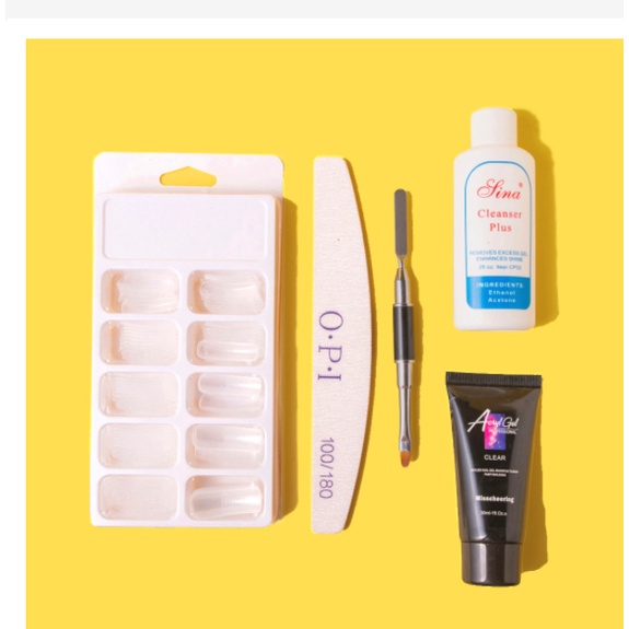 Gel gôm đắp móng Gel gôm nối móng rất nhanh, bền và đẹp