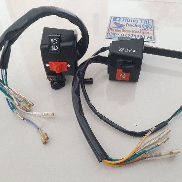 Cặp cùm công tắc xe Super DREAM Việt