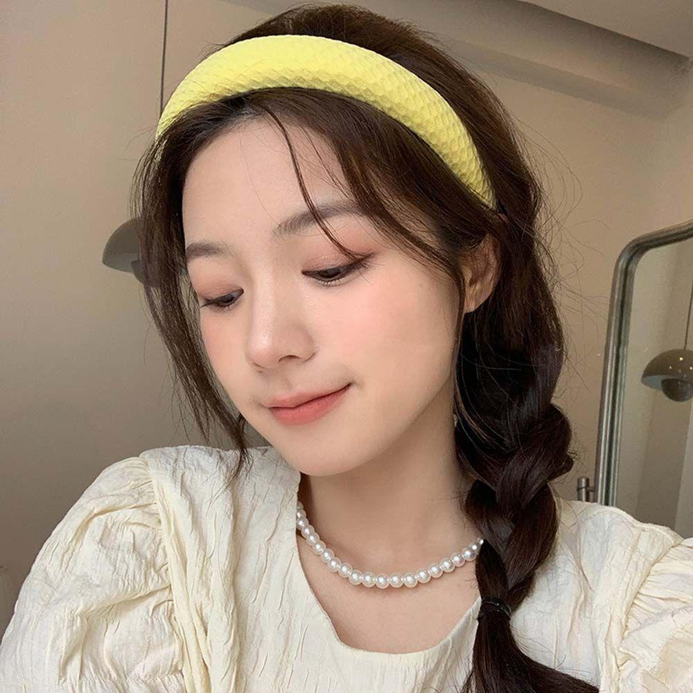 Băng Đô Cài Tóc Vành Rộng Họa Tiết Lưới Màu Kẹo Ngọt Dễ Thương Kiểu Pháp Cho Bạn Gái VANES1