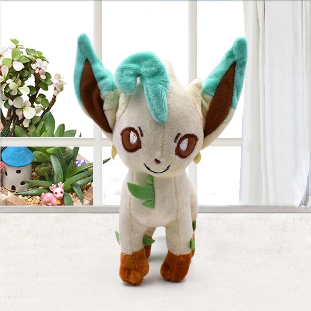 JAVIER Stuffed Animal Eevee Plush Toy Soft Dolls Leafeon POKEMON Plush Toy Umbreon Pikachu Espeon Jolteon Vaporeon Poké Gift Glaceon