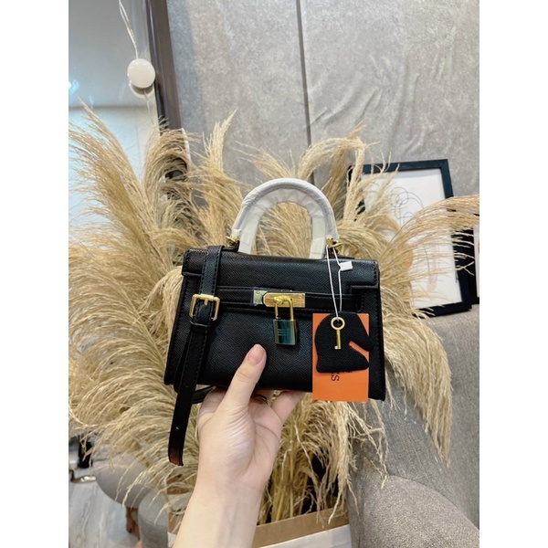 Túi Xách Nữ HMtSize 20 Túi Tặng Kèm Ổ Khoá Siêu Xịn, Chất Liệu Da Gạo Siêu Hot Siêu Sang