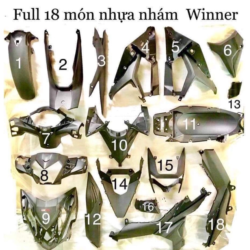 NHỰA NHÁM WINNER V1 BÁN LẺ TỪNG MÓN ZIN HÃNG