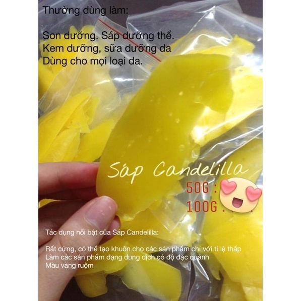 Sáp Candelilla Vảy 50g/100g