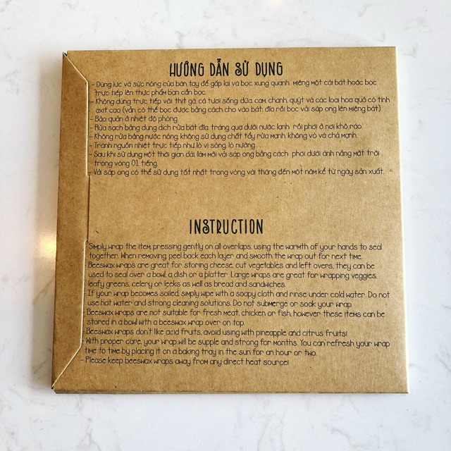 Vải Sáp Ong bọc thực phẩm Clever Changes