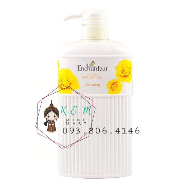 Sữa Tắm Hương Nước Hoa Cao Cấp ENCHANTEUR Charming Gel 550ml - Thái Lan