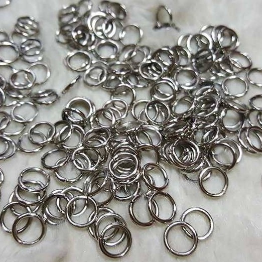 khoen tròn 5mm / 6mm / 8mm - màu trắng [ sỉ nguyên liệu vòng ]