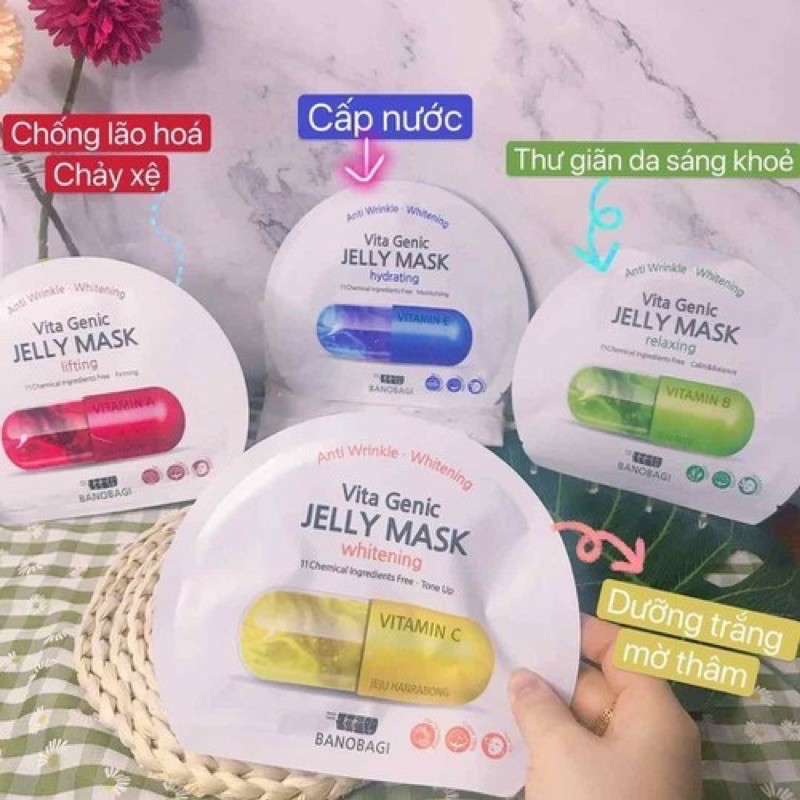 [Mẫu Mới 2020] Mặt nạ Banobagi Vita Genic Jelly Mask Hàn Quốc