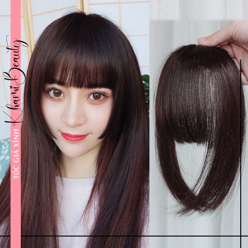 Tóc mái ngố Nhật sợi tơ, dày Khami Beauty