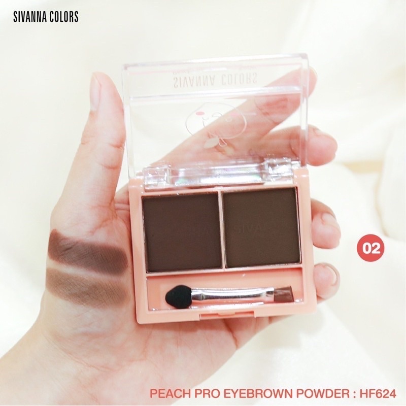 Bột Tán Chân Mày Thái Lan 2ô Sivanna EYEBROWN POWDER HF624