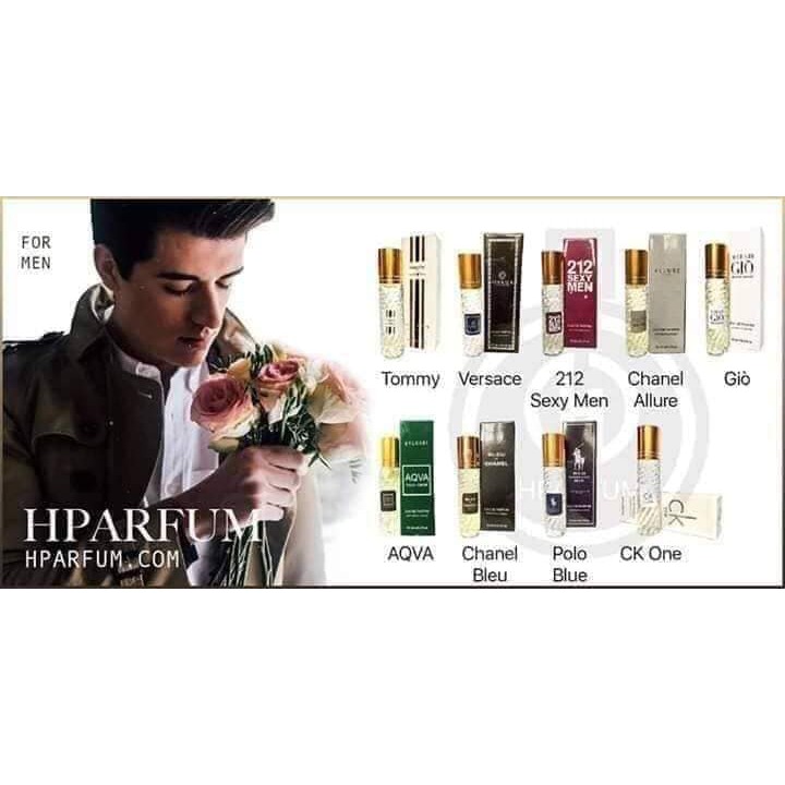 Tinh Dầu Nước Hoa Pháp Hparfum 25 ml Chai Xịt (Unisex/Nam/Nữ)