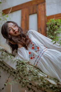 Đầm Váy BOHO bầu bí bon chen dc nha