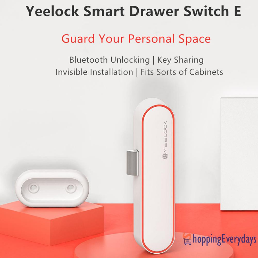 【sv】 XIAOMIYOUPIN YEELOCK Smart Drawer Lock Bluetooth Unlock Safe Cabinet Switch