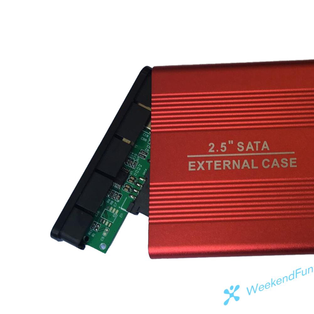 Hộp Đựng Ổ Cứng Ngoài 2.5 Inch Usb 2.0 Sata Bằng Hợp Kim Nhôm | BigBuy360 - bigbuy360.vn