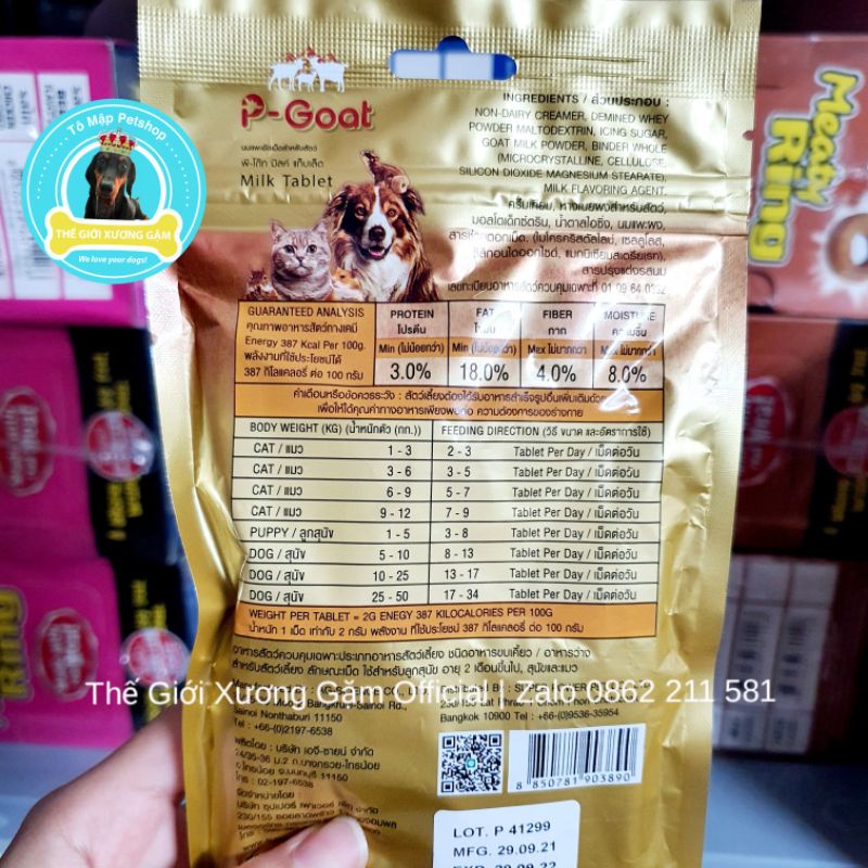 [HOT] KẸO SỮA DÊ THÁI P-GOAT 100GR