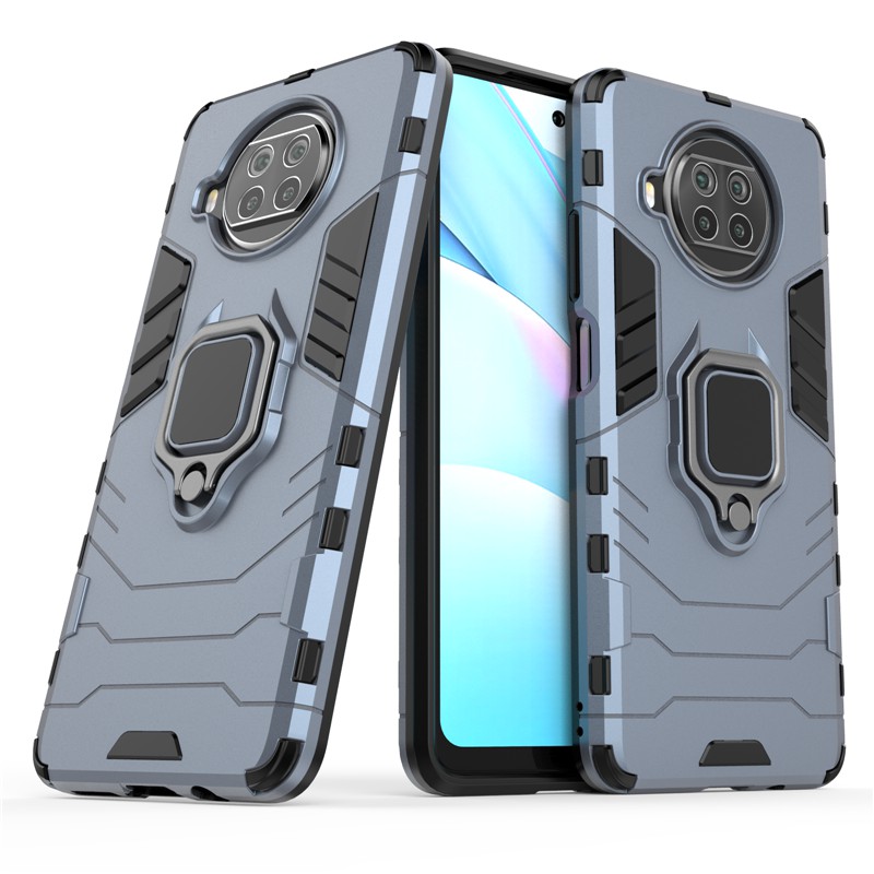 Ốp Điện Thoại Bảo Vệ Điện Thoại Màu Sắc Đơn Giản Có Giá Đỡ Nam Châm Cho Xiaomi Redmi Note 9 4g 5g / Note 9 Pro 5g