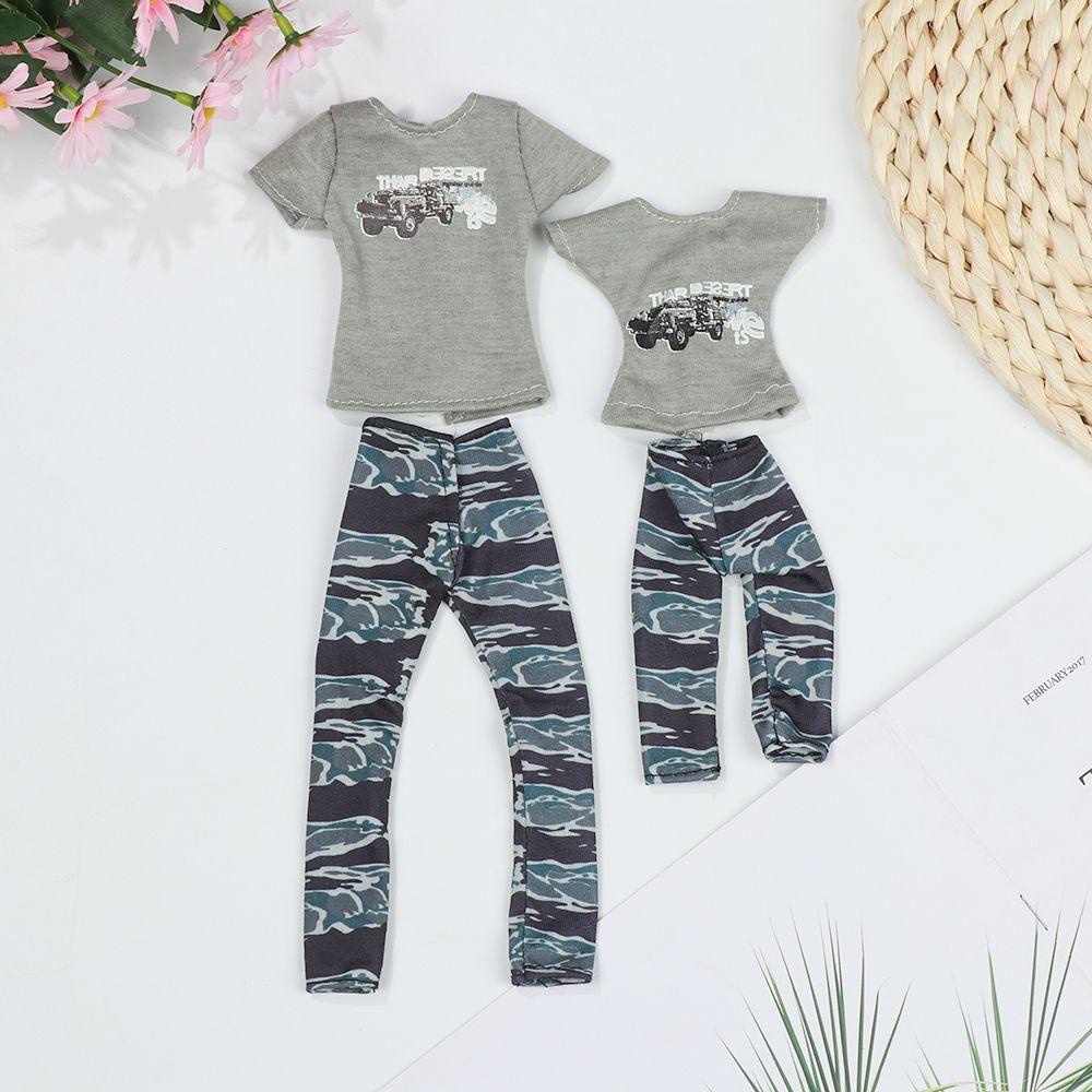 NIUYOU Set 2 Bộ Quần Áo Mini 30cm Cho Búp Bê