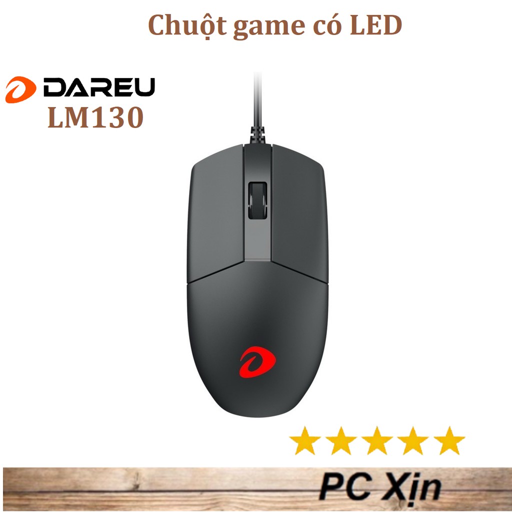 Chuột Dareu LM130 / LM130S Có Led Viền Chính Hãng