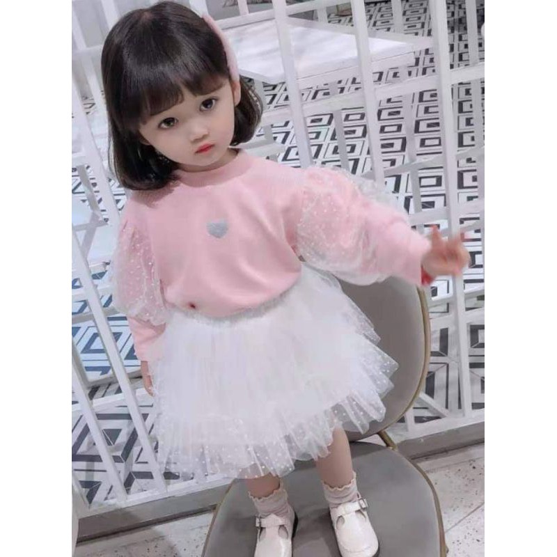 Áo tay bồng cho bé