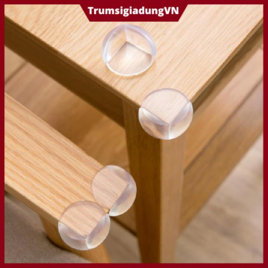 Miếng Bịt Góc Bàn SET 4 CÁI Bọc Cạnh Bàn Silicon An Toàn Cho Bé TL88258