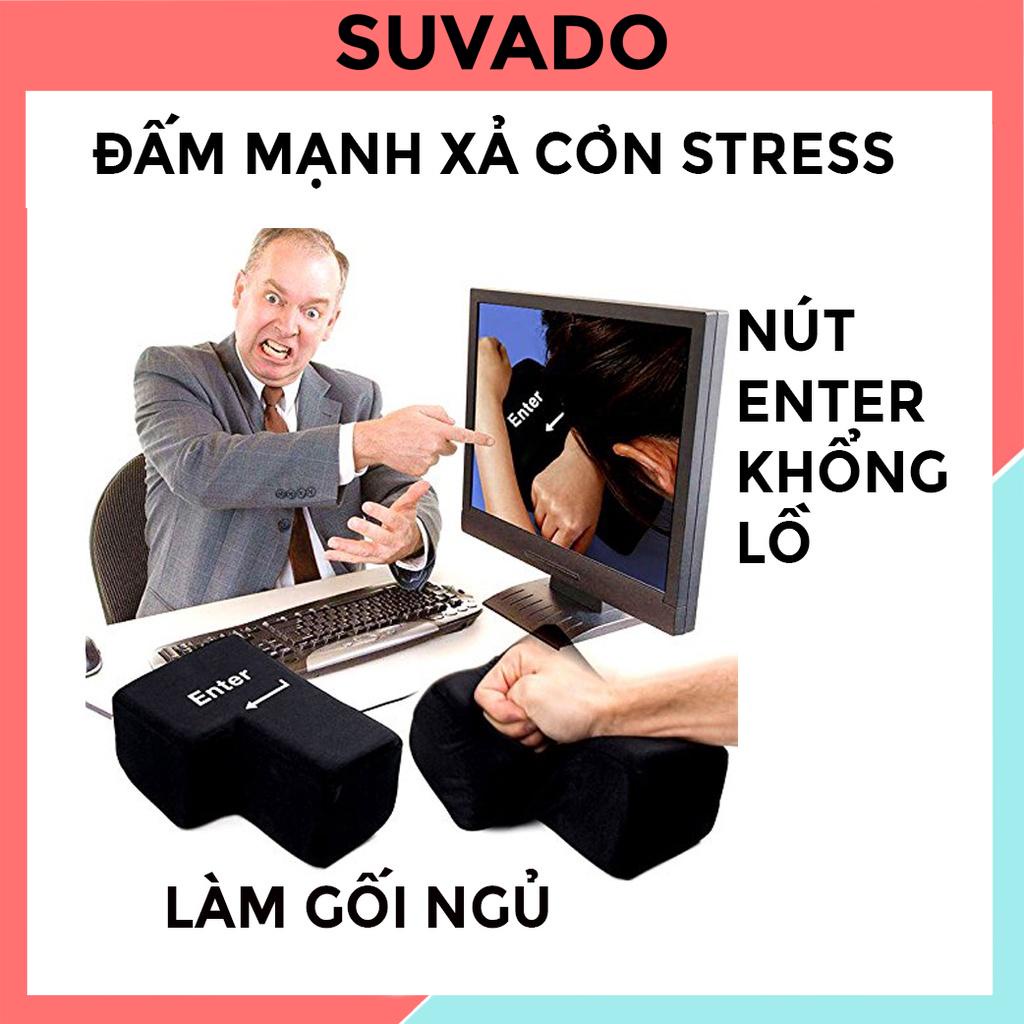 Nút Enter khổng lồ xả Stress, kiêm gối ngủ văn phòng, giảm căng thẳng Đồ Chơi Xả Tức giận Cho Game Thủ SUVADO