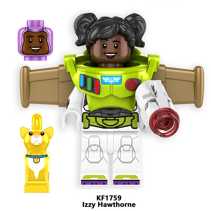 Mô Hình Đồ Chơi Lắp Ráp Mắt Xanh Dương Hình Hello Kitty Dễ Thương