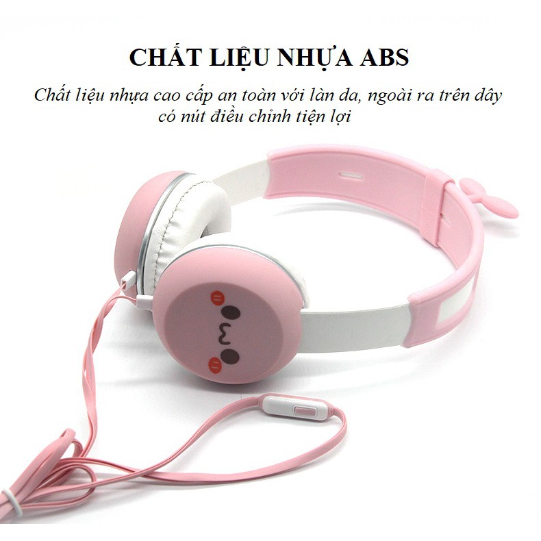 Tai Nghe Có Dây Huqu Y8 - Dễ Thương Thời Trang - Thiết Kế Trẻ Trung, Cá Tính