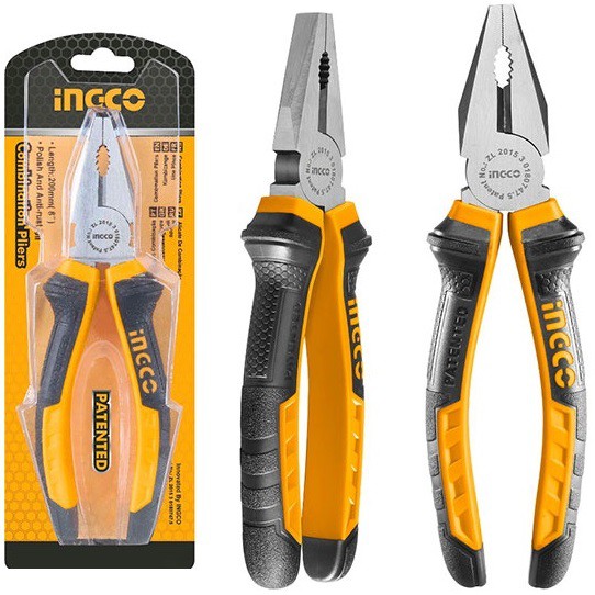 INGCO Bộ 3 kìm kềm răng cắt nhọn 6 inch Pliers