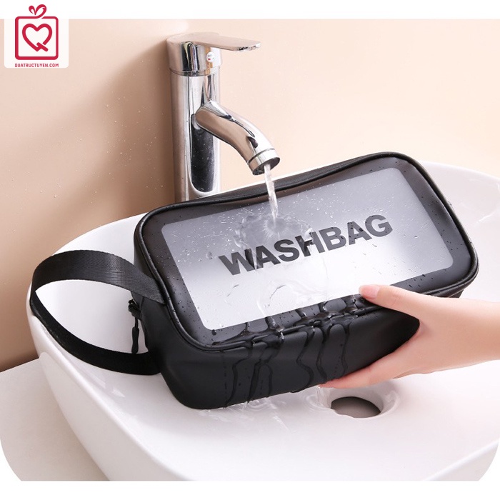 Túi đựng mỹ phẩm du lịch chống nước Wash Bag, Túi đựng trong suốt đa năng