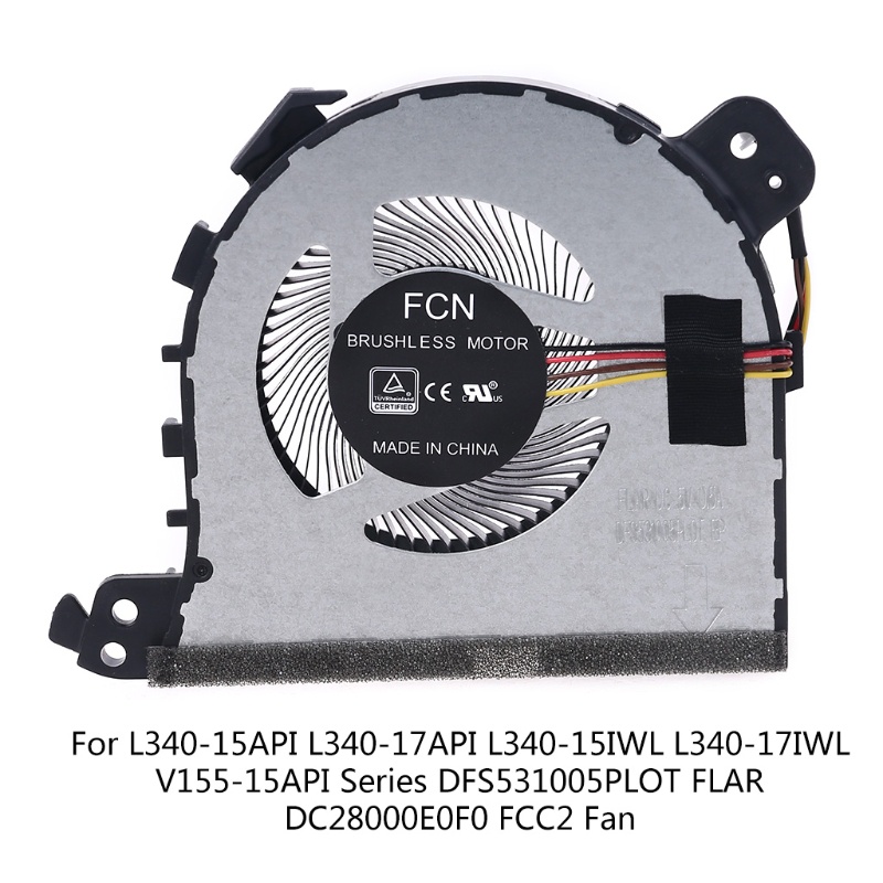 Quạt Tản Nhiệt CPU Thay Thế Cho Ideapad L340-15API L340-17API L340-15IWL L340-17IWL V155-15API Series DFS531005Phụ Kiện Chuyên Dụng Dành Cho Xe Hơi