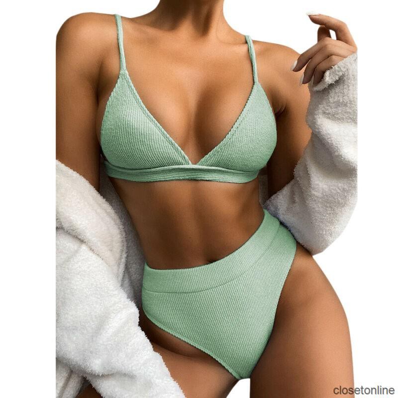 Bikini 2 Mảnh Lưng Cao Có Đệm Nâng Ngực Cho Nữ | BigBuy360 - bigbuy360.vn