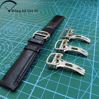 Khóa bướm đồng hồ gập cartier- đồng hồ cơ dây da thép không gỉ 316 khóa cartier 3111kp