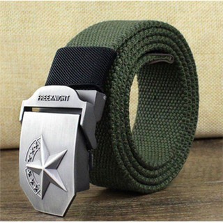 Thắt lưng, nịt lưng vải US Army mặt sao