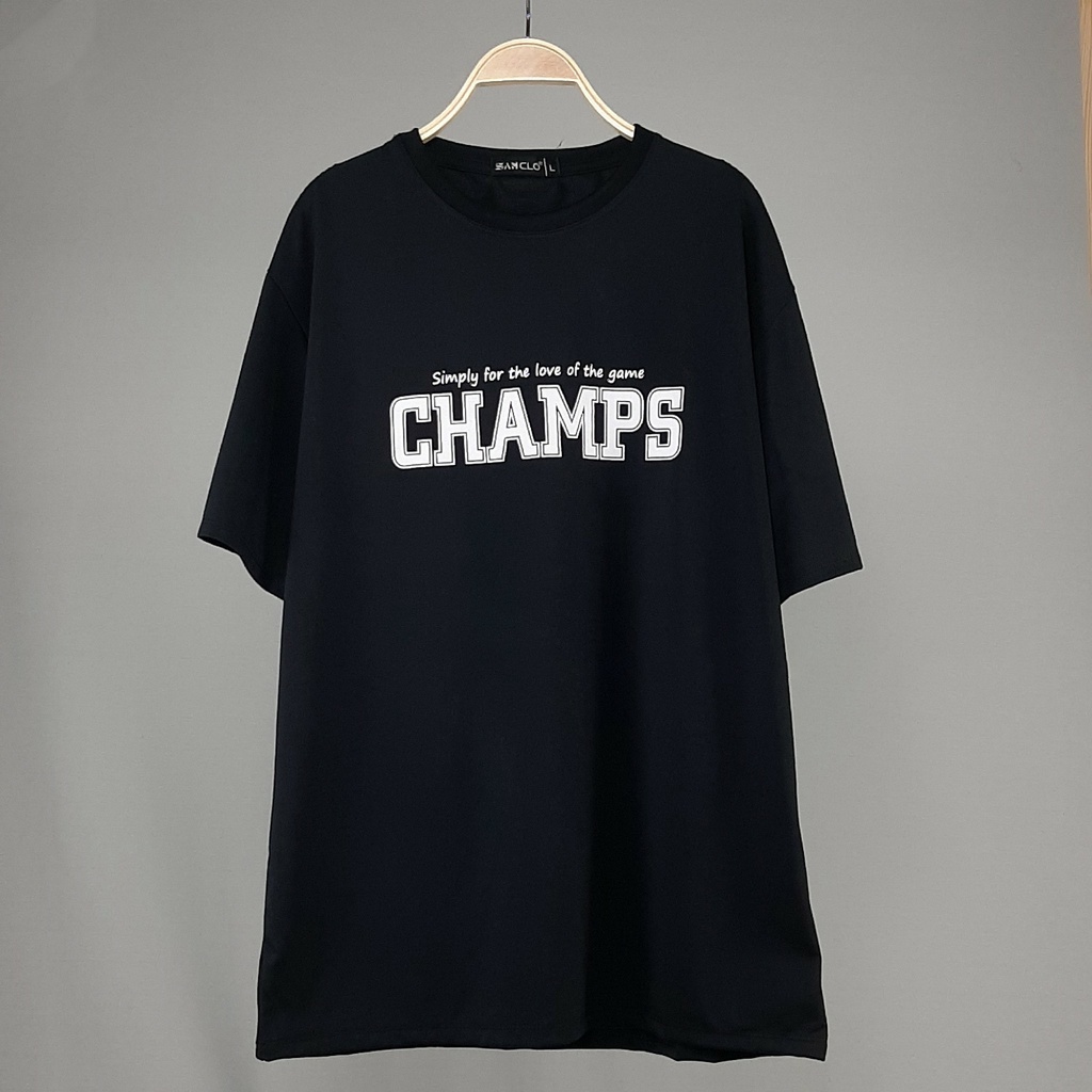 ÁO THUN champs simply  PHÔNG NAM NỮ TAY NGẴN GIA ĐÌNH  SIZE TRẺ EM CHO BÉ TRAI GÁI UNISEX ĐEN TRẮNG HỒNG vuhuyenstore