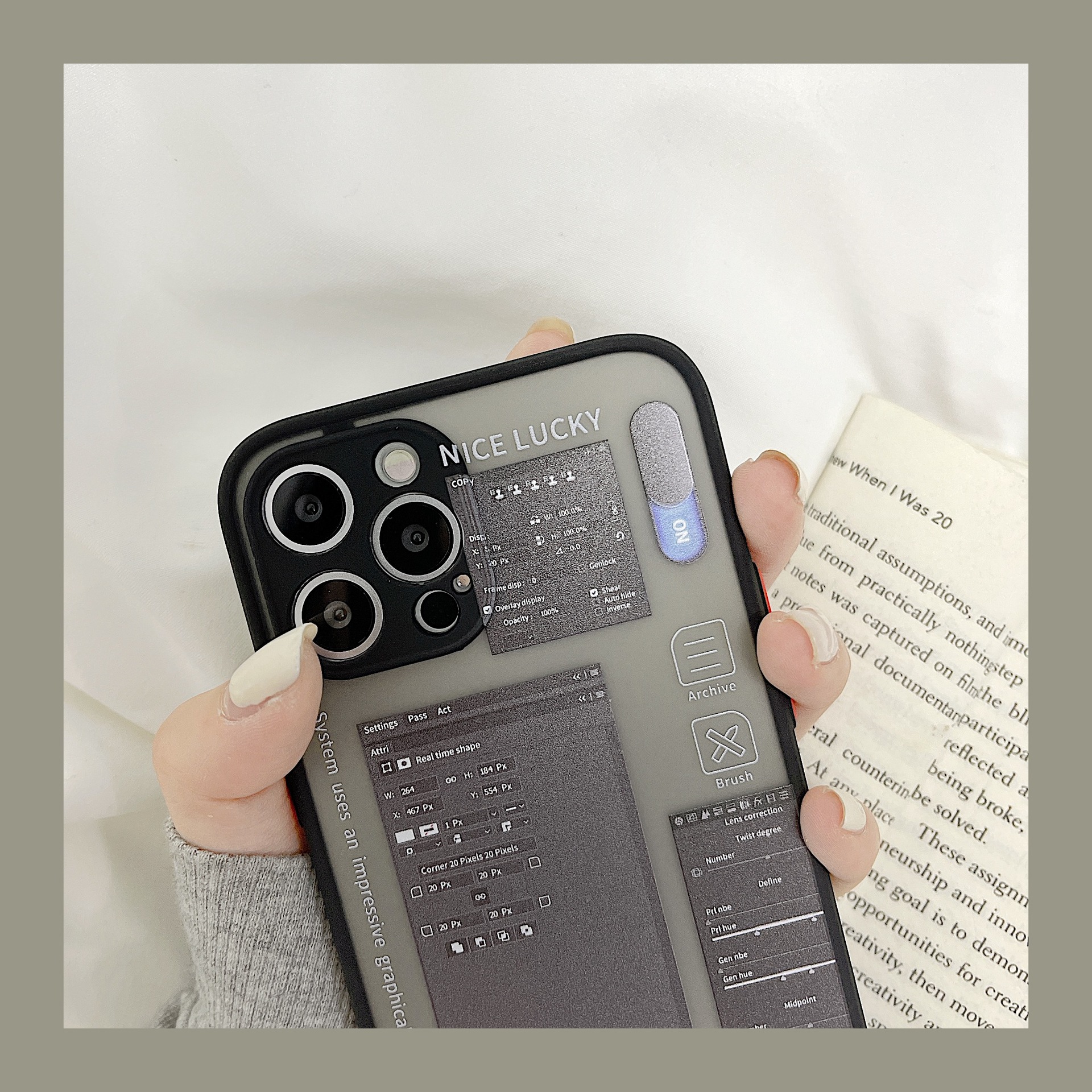 Ốp điện thoại TPU in hộp dụng cụ thời thượng chống sốc chống trầy cho IPhone 11 Pro Max XR/XS/X 7 8 Plus 6 6S