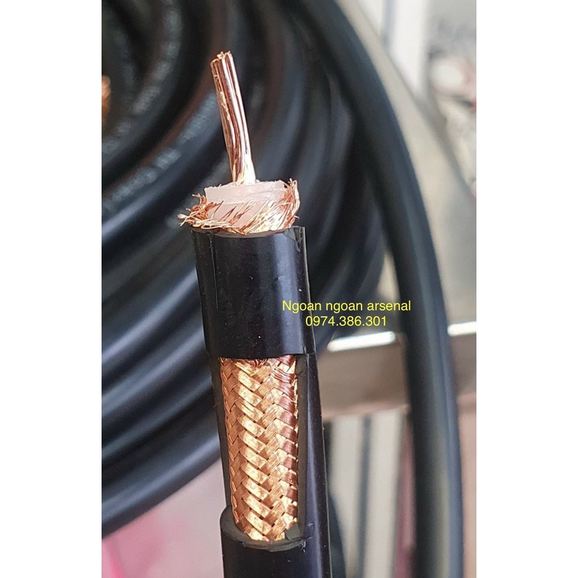 Dây tín hiệu cáp đồng trục cao tần chuẩn 50 ohm: RG 8 A/U, LMR 200, LMR 400 , HTK 214, 10D FB
