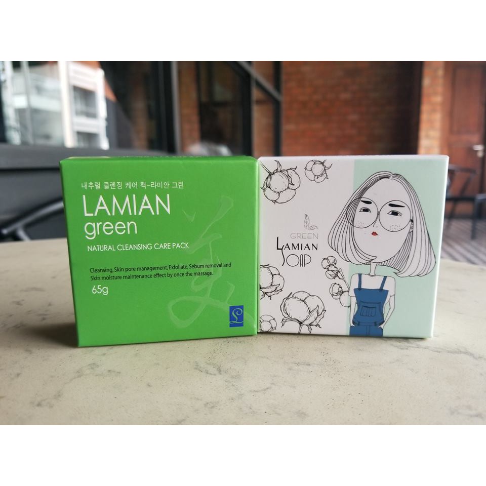 Xà Bông Rửa Mặt Thiên Nhiên Làm Sáng Làn Da LAMIAN GREEN