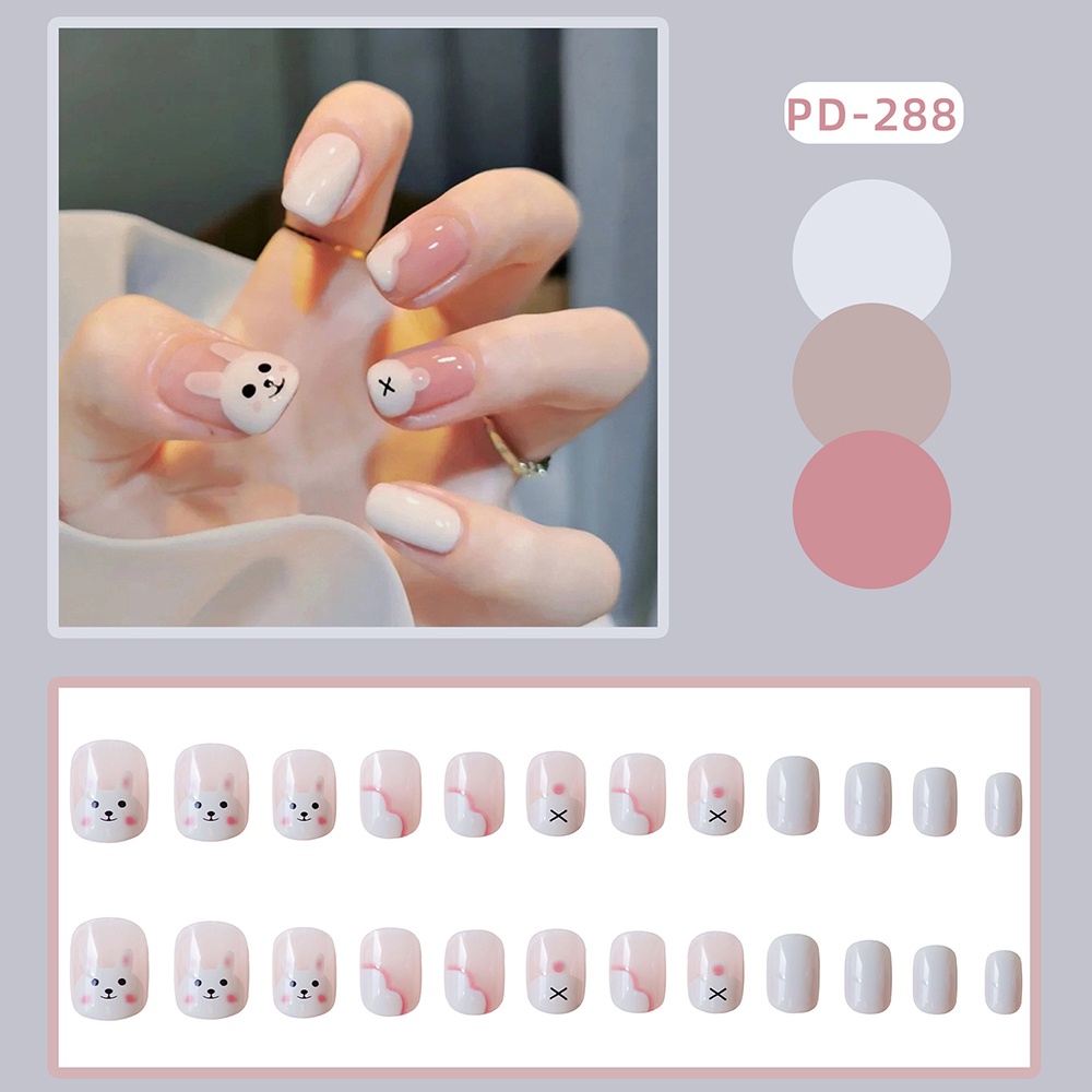 Set 24 Móng Tay Giả Thời Trang Nữ