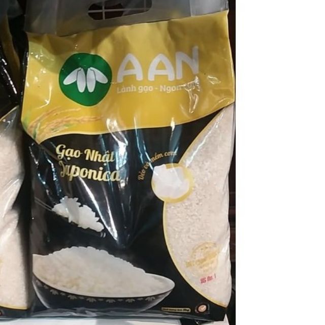 Gạo sạch gạo Nhật Japonica bịch 5kg - HẠT DẺO MỀM THƠM NGON luôn mới