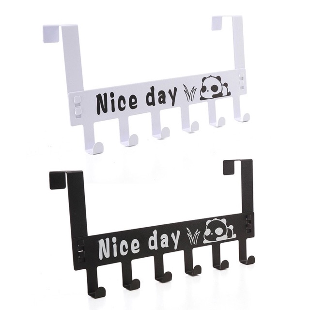 Móc treo đồ gắn sau cánh cửa Nice Day, móc sau cửa nghệ thuật