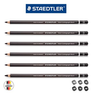 BÚT CHÌ THAN ĐEN STAEDTLER (STAEDTLER MARS® LUMOGRAPH® BLACK 100B)