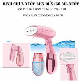 Bàn Là Hơi Nước Cầm Tay Gấp Gọn Sokany,Bàn là hồng sokany phun hơi sương cầm tay cao cấp