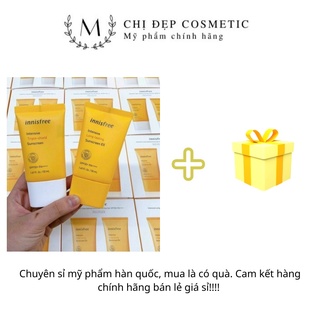 Kem Chống Nắng 😍 Innisfree 😍 Nâng Tone 😍Kiềm dầu nhờn  😍 Triple Care Sunscream 😍 Long Lasting Sunscream 50ml