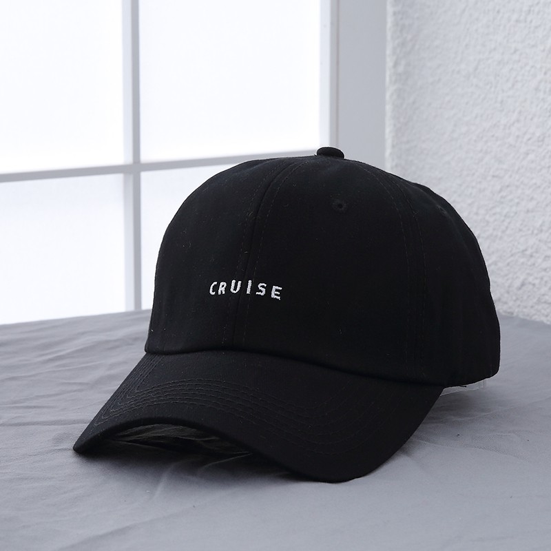 Mũ lưỡi trai cao cấp, nón kết thêu chữ cruise chất kaki form unisex nam nữ - LT03