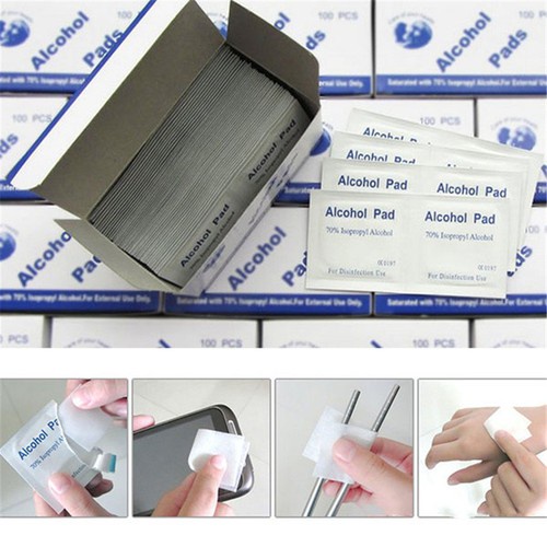 Túi 10 bông tẩm cồn tiệt trùng Alcohol Pads