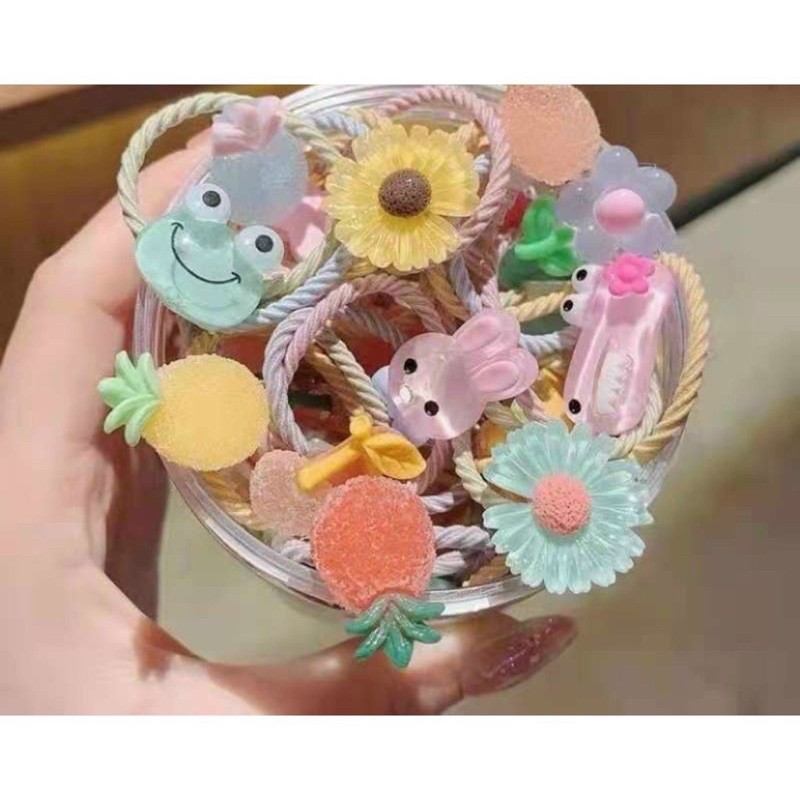 dây buộc tóc 30 chi tiết phong cách Hàn Quốc