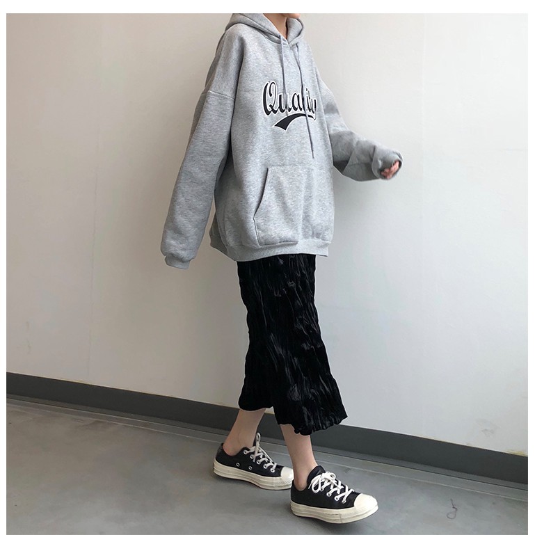 Áo Hoodie Quality Nỉ Bông Ulzzang Dáng Váy Form Rộng Cho Nữ - Liti shop | BigBuy360 - bigbuy360.vn