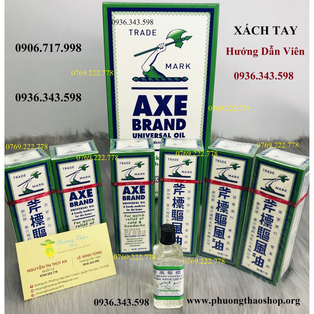 DẦU CÂY BÚA TRẮNG AXE BRAND 56 ml (Bill Singapore)