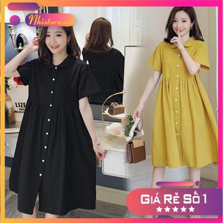 THANH LÝ HÀNG TỒN KHO Đầm bầu sơ mi thời trang công sở