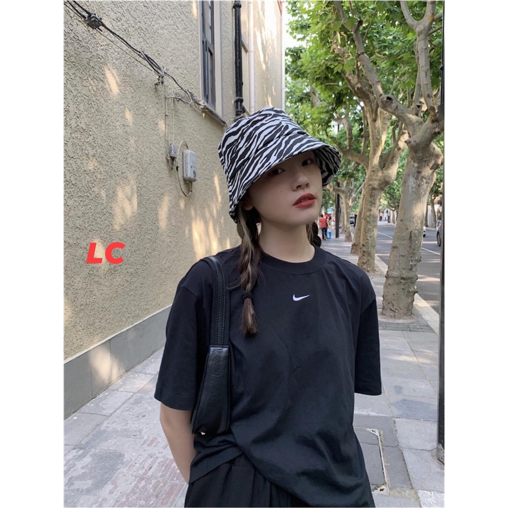Mũ Bucket Unisex ⚡ Casper.Store | FREESHIP | ⚡ Mũ vành tròn vân ngựa vằn &amp; bò sữa ĐEN | TRẮNG Ulzzang