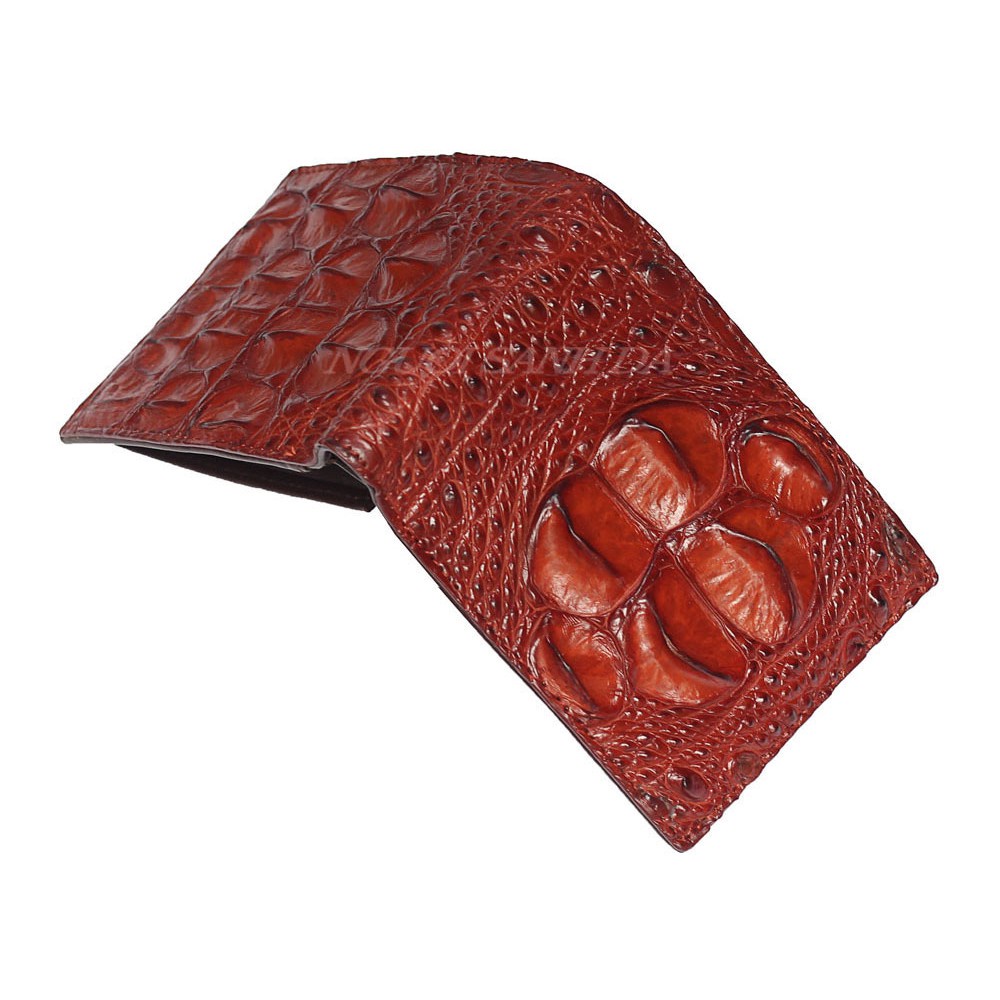 VÍ Da Cá Sấu Nam/ Ví Da Cá Sấu Gù Thật 100% DL Leather - VCSG01
